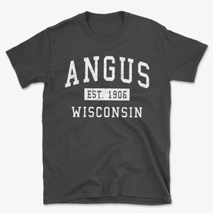 Angus Wisconsin Classic Established Basic T-Shirt