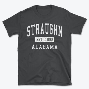 Straughn Alabama Classic Established Basic T-Shirt