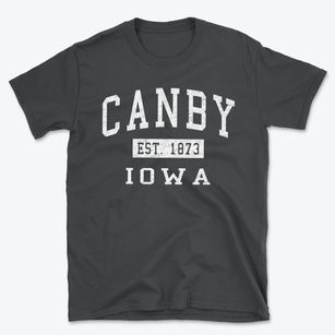 Canby Iowa Classic Established Basic T-Shirt
