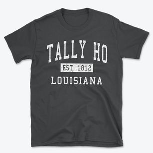 Tally Ho Louisiana Classic Established Basic T-Shirt