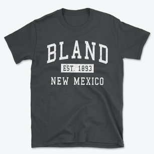 Bland New Mexico Classic Established Basic T-Shirt