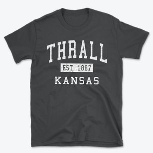 Thrall Kansas Classic Established Basic T-Shirt