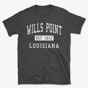 Wills Point Louisiana Classic Established Basic T-Shirt