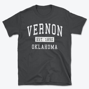 Vernon Oklahoma Classic Established Basic T-Shirt