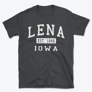 Lena Iowa Classic Established Basic T-Shirt