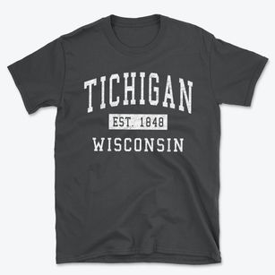 Tichigan Wisconsin Classic Established Basic T-Shirt
