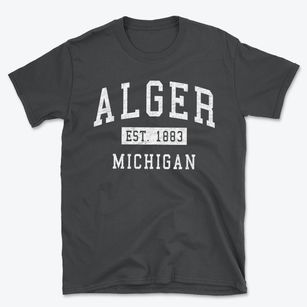 Alger Michigan Classic Established Basic T-Shirt