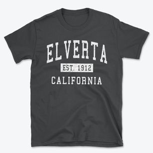 Elverta California Classic Established Basic T-Shirt