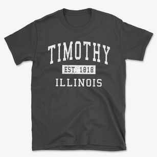 Timothy Illinois Classic Established Basic T-Shirt