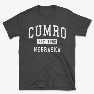 Cumro Nebraska Classic Established Basic T-Shirt