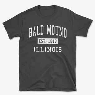 Bald Mound Illinois Classic Established Basic T-Shirt