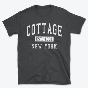 Cottage New York Classic Established Basic T-Shirt