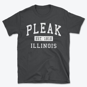Pleak Illinois Classic Established Basic T-Shirt