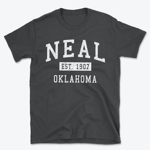 Neal Oklahoma Classic Established Basic T-Shirt