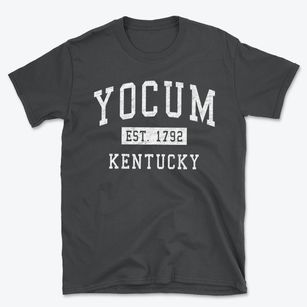 Yocum Kentucky Classic Established Basic T-Shirt