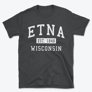 Etna Wisconsin Classic Established Basic T-Shirt
