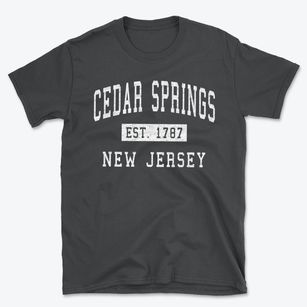 Cedar Springs New Jersey Classic Established Basic T-Shirt