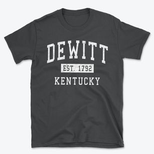 Dewitt Kentucky Classic Established Basic T-Shirt