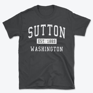 Sutton Washington Classic Established Basic T-Shirt
