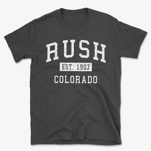 Rush Colorado Classic Established Basic T-Shirt