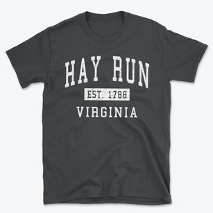 Hay Run Virginia Classic Established Basic T-Shirt