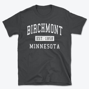 Birchmont Minnesota Classic Established Basic T-Shirt