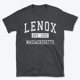 Lenox Massachusetts Classic Established Basic T-Shirt