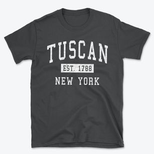 Tuscan New York Classic Established Basic T-Shirt