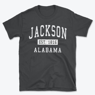 Jackson Alabama Classic Established Basic T-Shirt