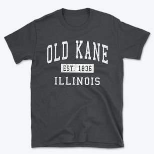 Old Kane Illinois Classic Established Basic T-Shirt