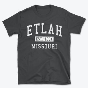Etlah Missouri Classic Established Basic T-Shirt