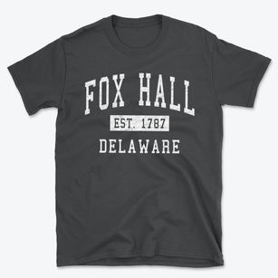 Fox Hall Delaware Classic Established Basic T-Shirt