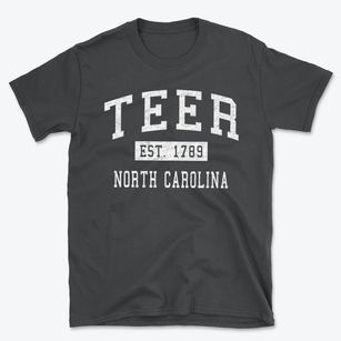 Teer North Carolina Classic Established Basic T-Shirt