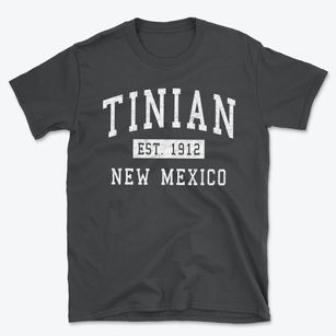 Tinian New Mexico Classic Established Basic T-Shirt