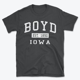 Boyd Iowa Classic Established Basic T-Shirt