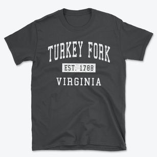 Turkey Fork Virginia Classic Established Basic T-Shirt