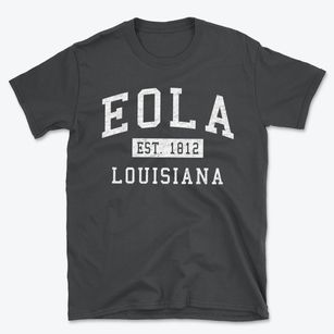 Eola Louisiana Classic Established Basic T-Shirt