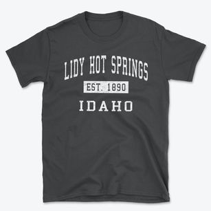 Lidy Hot Springs Idaho Classic Established Basic T-Shirt