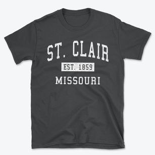 St. Clair Missouri Classic Established Basic T-Shirt