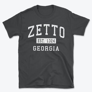 Zetto Georgia Classic Established Basic T-Shirt