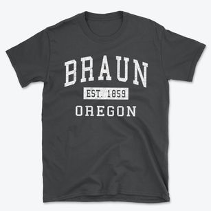 Braun Oregon Classic Established Basic T-Shirt