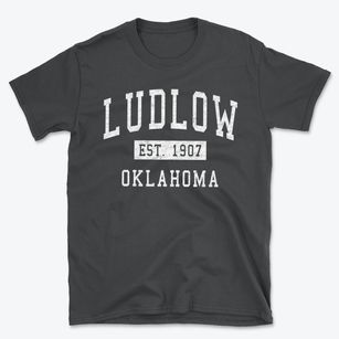 Ludlow Oklahoma Classic Established Basic T-Shirt