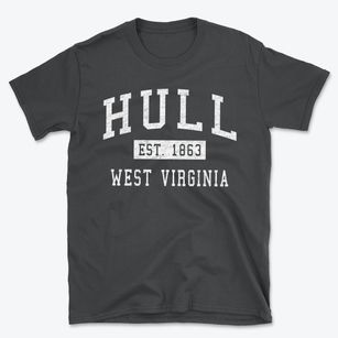 Hull West Virginia Classic Established Basic T-Shirt