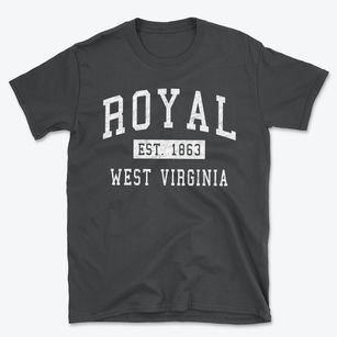 Royal West Virginia Classic Established Basic T-Shirt