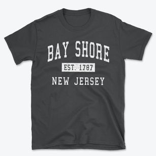Bay Shore New Jersey Classic Established Basic T-Shirt