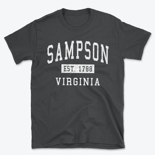 Sampson Virginia Classic Established Basic T-Shirt