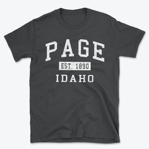 Page Idaho Classic Established Basic T-Shirt