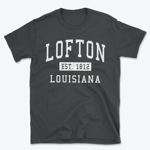 Lofton Louisiana Classic Established Basic T-Shirt
