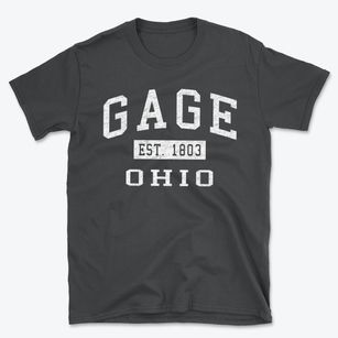 Gage Ohio Classic Established Basic T-Shirt