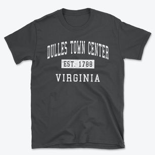 Dulles Town Center Virginia Classic Established Basic T-Shirt